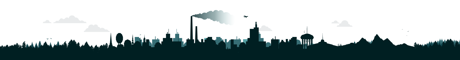 Sudbury Skyline Illustration