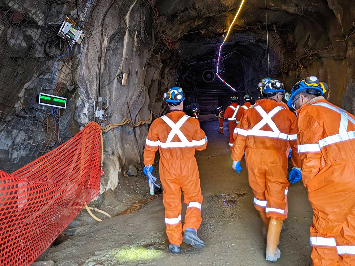 TopVu Personnel Tracking in underground mine