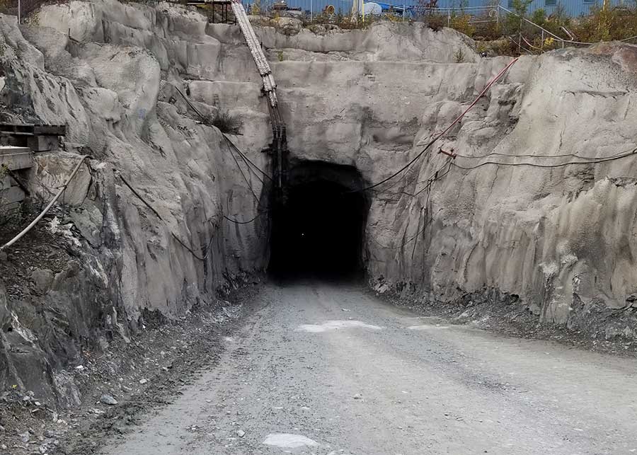 TopVu personnel tracking mine tunnel / portal entrance